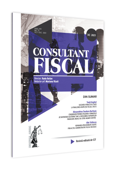 Revista Consultant Fiscal Nr. 4/2021