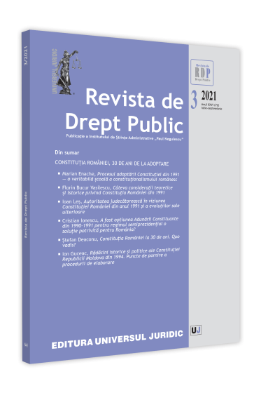 Revista de drept public nr. 3/2021
