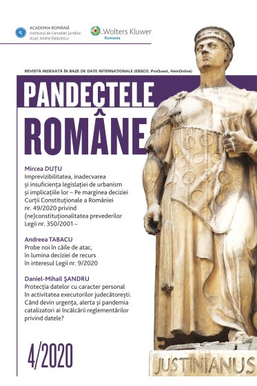 Pandectele Romane 4/2020