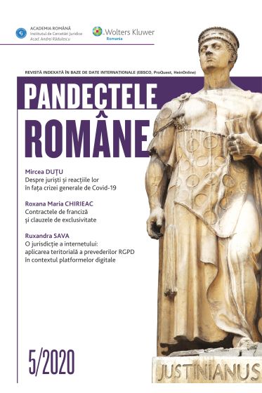 Pandectele Romane 5/2020