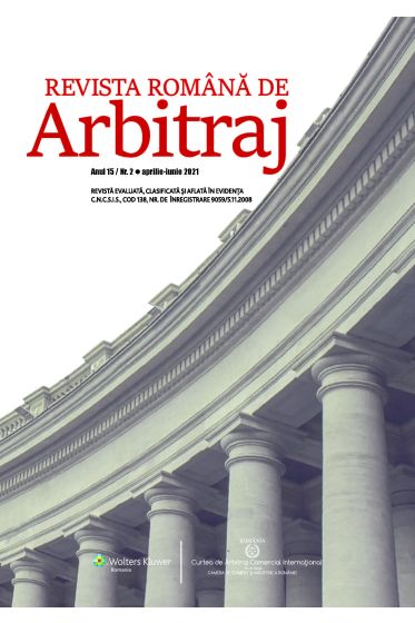 Revista Romana de Arbitraj Nr. 2/2021