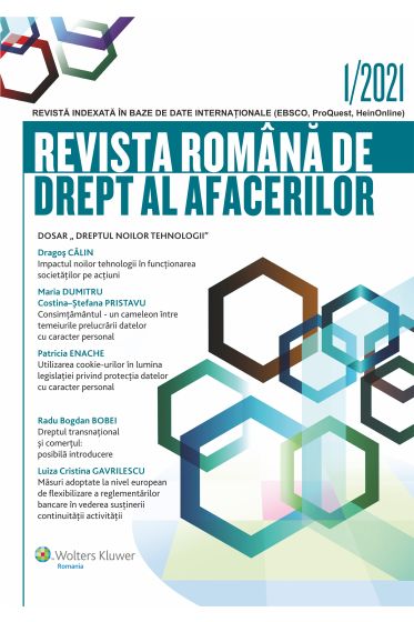 Revista Romana de drept al afacerilor nr 1/2021