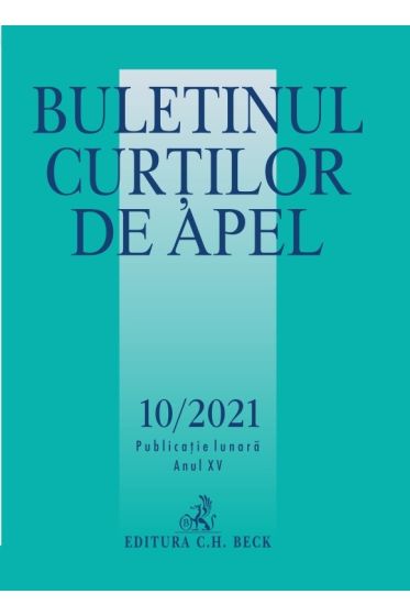 Buletinul Curtilor de Apel nr. 10/2021