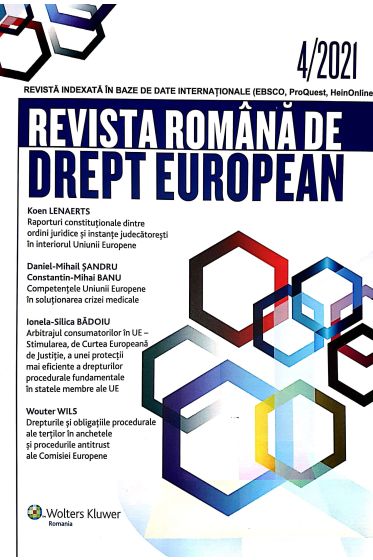 Revista Romana de Drept European nr. 4/2021