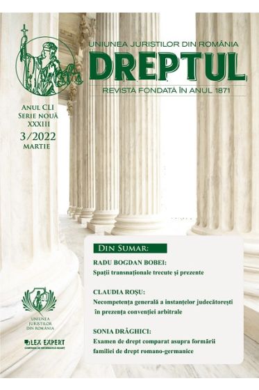 Revista Dreptul nr 3/2022