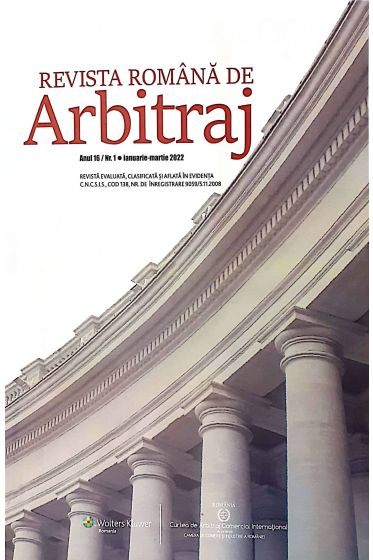 Revista Romana de Arbitraj Nr. 1/2022