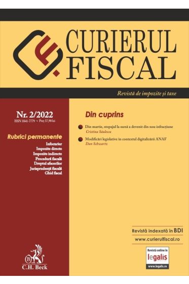 Curierul fiscal nr. 2/2022