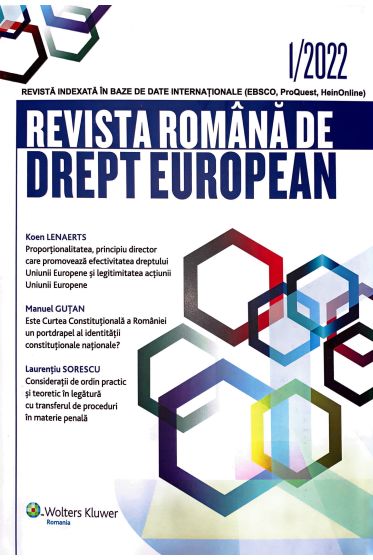 Revista Romana de Drept European nr. 1/2022