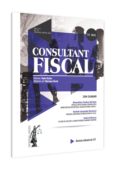 Revista Consultant Fiscal Nr. 1/2022