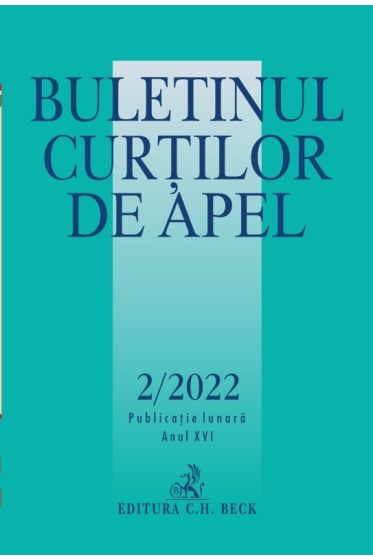 Buletinul Curtilor de Apel nr. 2/2022