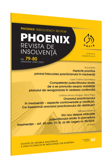 Phoenix. Revista de insolventa nr. 79-80