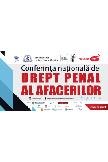 Conferința naționala de Drept Penal al Afacerilor, ediția a XII-a