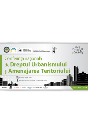 Conferința Naționala de Dreptul Urbanismului și Amenajarea Teritoriului