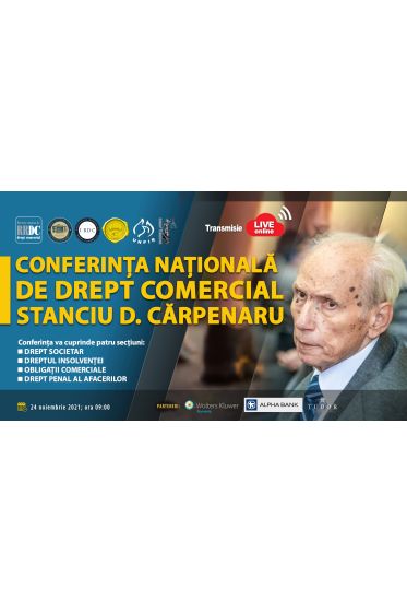 Conferința Naționala de Drept Comercial – Stanciu D. Carpenaru