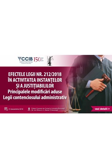 Efectele Legii nr. 212/2018 in activitatea instanțelor și a justițiabililor. Principalele modificari aduse Legii contenciosului administrativ