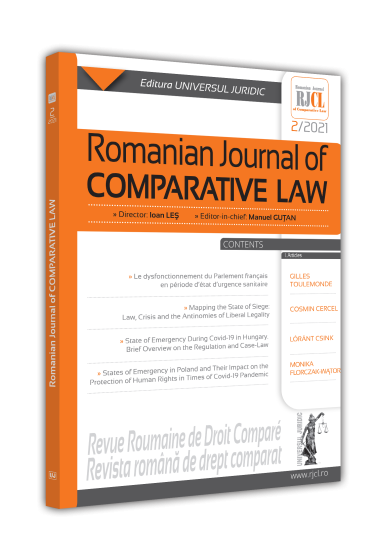 Romanian Journal of Comparative Law nr. 2/2021