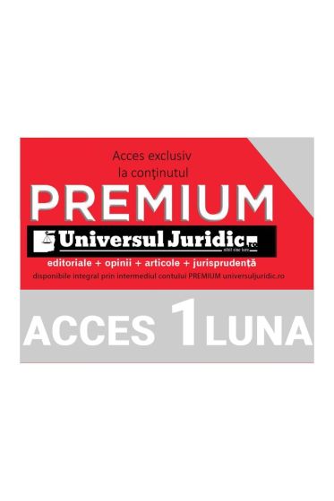 Abonament lunar Portalul Universul Juridic