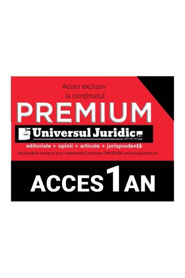 Abonament Portalul Universul Juridic