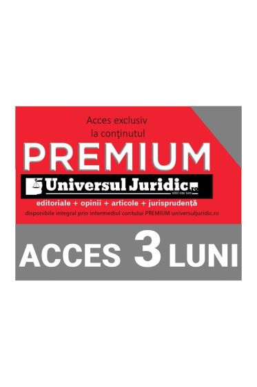 Abonament 3 luni Portalul Universul Juridic