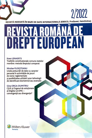 Revista Romana de Drept European nr. 2/2022