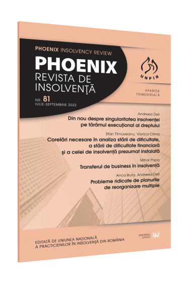 Phoenix. Revista de insolventa nr. 81