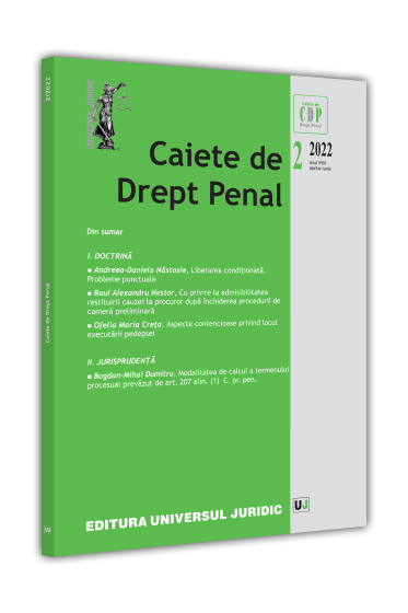 Caiete de drept penal nr. 2/2022