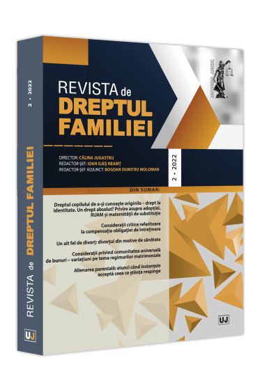 Revista de Dreptul Familiei nr. 2/2022