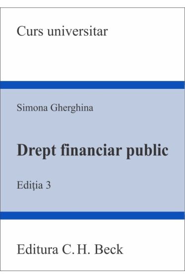 Drept financiar public. Editia 3