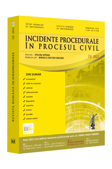 Revista romana de jurisprudenta nr. 3/2022