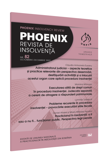 Phoenix. Revista de insolventa nr. 82
