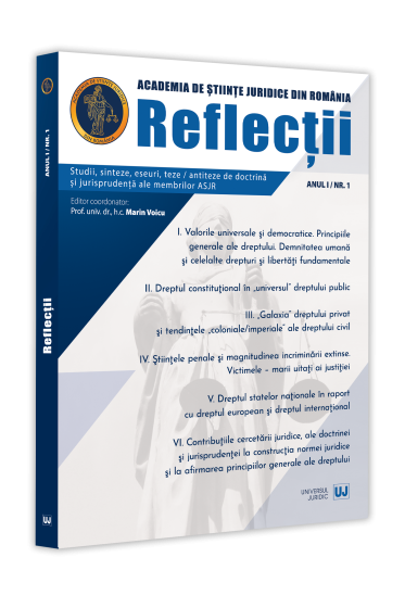 Reflecții. Anul I / Nr. 1