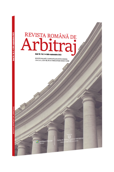 Revista Romana de Arbitraj Nr. 3/2022