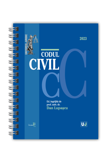 Codul civil ianuarie 2023. Editie SPIRALATA, tiparita pe hartie alba