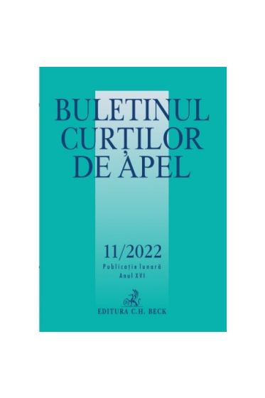 Buletinul Curților de Apel nr. 11/2022