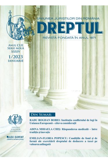 Revista Dreptul nr. 1/2023