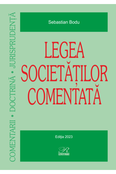 Legea societaților comentata
