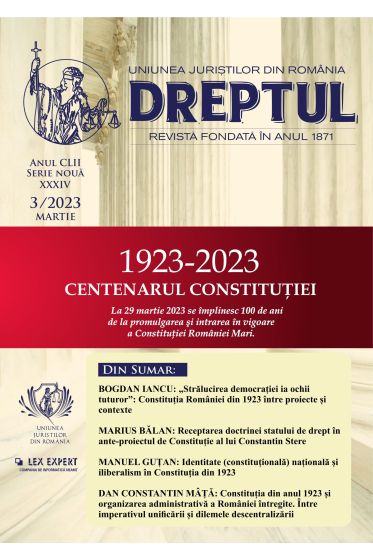 Revista Dreptul nr. 3/2023