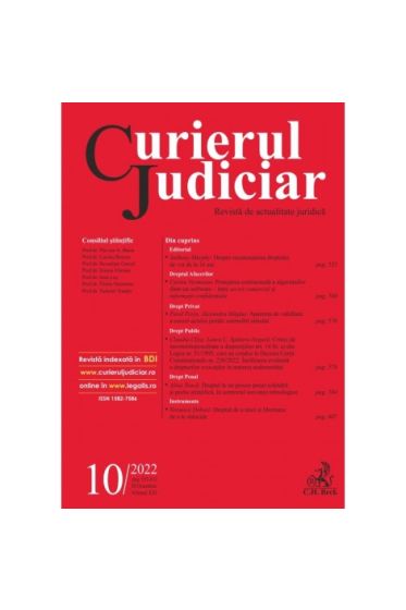 Curierul Judiciar nr. 10/2022