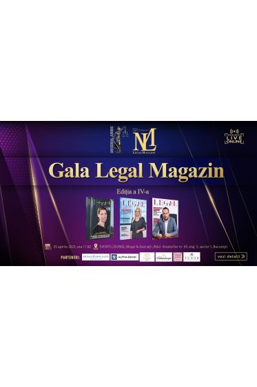 GALA LEGAL MAGAZIN, ediția a IV-a, 25 aprilie 2023 - Loc in sala