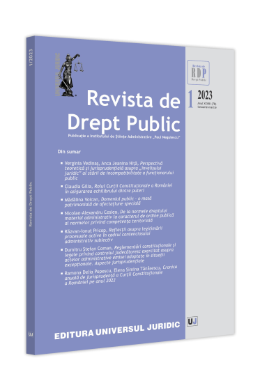 Revista de drept public nr. 1/2023