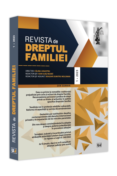 Revista de Dreptul Familiei nr. 1/2023