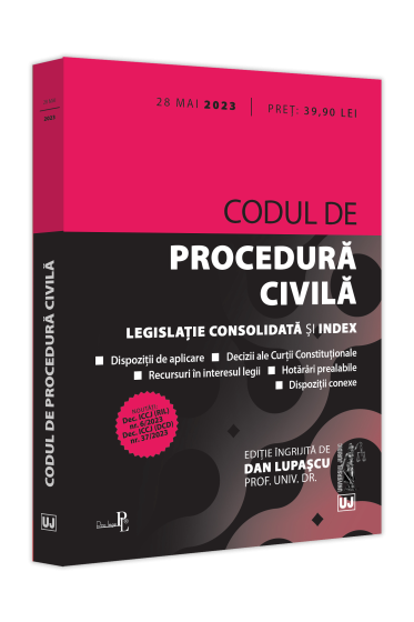 Codul de procedura civila: 28 mai 2023
