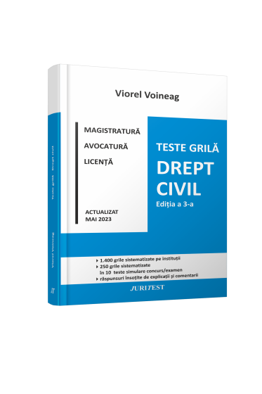 Teste grila. Drept civil. Editia a III-a