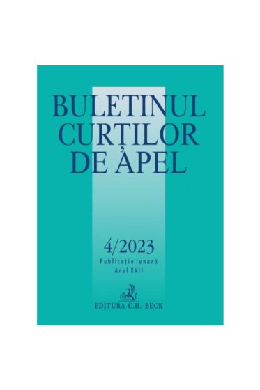 Buletinul Curților de Apel nr. 4/2023