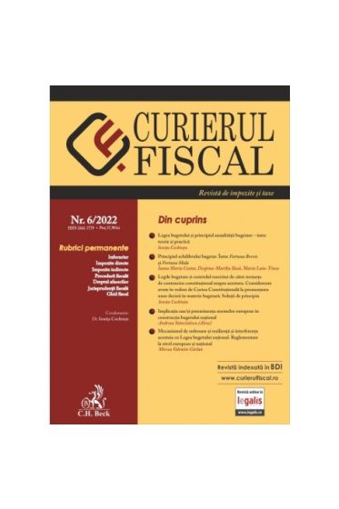 Curierul fiscal nr. 6/2022