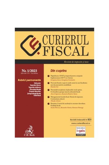 Curierul fiscal nr. 1/2023