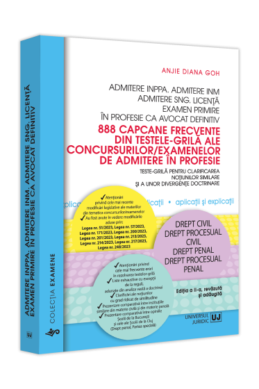 Admitere INPPA. Admitere INM. Admitere SNG. Licența. Examen primire in profesie ca avocat definitiv