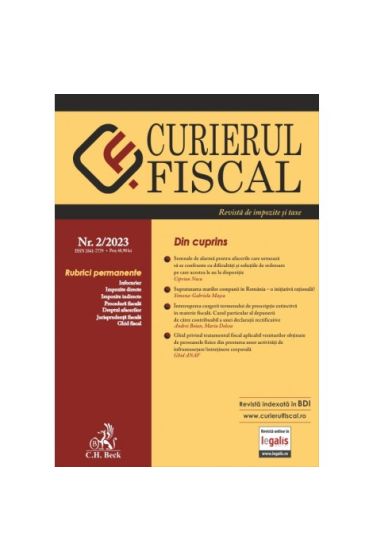 Curierul fiscal nr. 2/2023