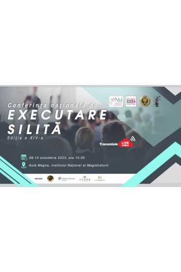Conferința Naționala de Executare Silita, ediția a XIV-a, 9-10 octombrie 2023