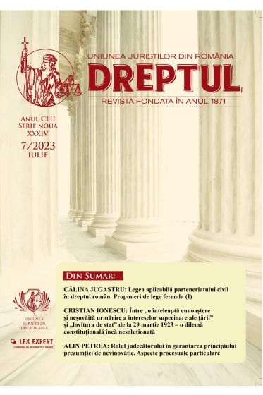 Revista Dreptul nr. 7/2023